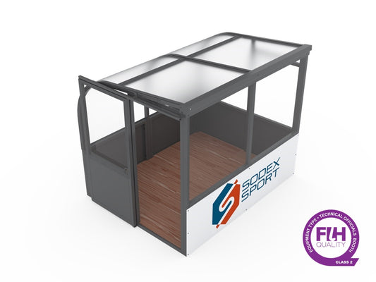 Cabine d'officiels de hockey - Certifié FIH Classe 2