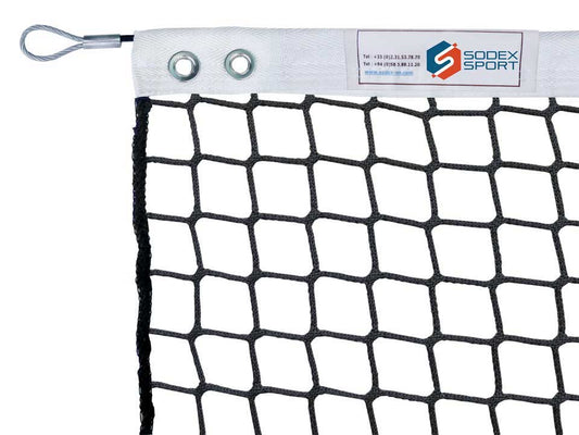 Filet de padel tressé Ø3mm, maille simple. Sans nœud
