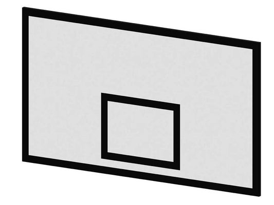 Panneau de Basket rectangulaire en fibre de verre 1.05x1.80m
