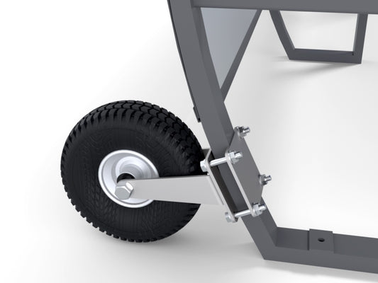 Roues pour abris de touche