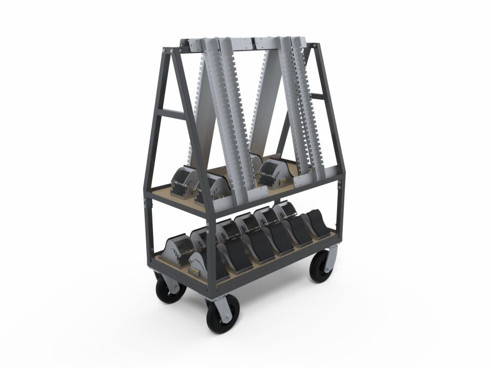 Chariot pour blocs de départ