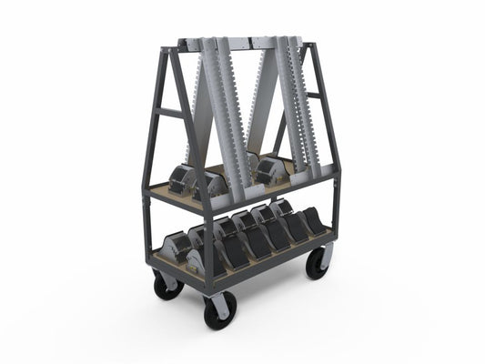 Chariot pour blocs de départ