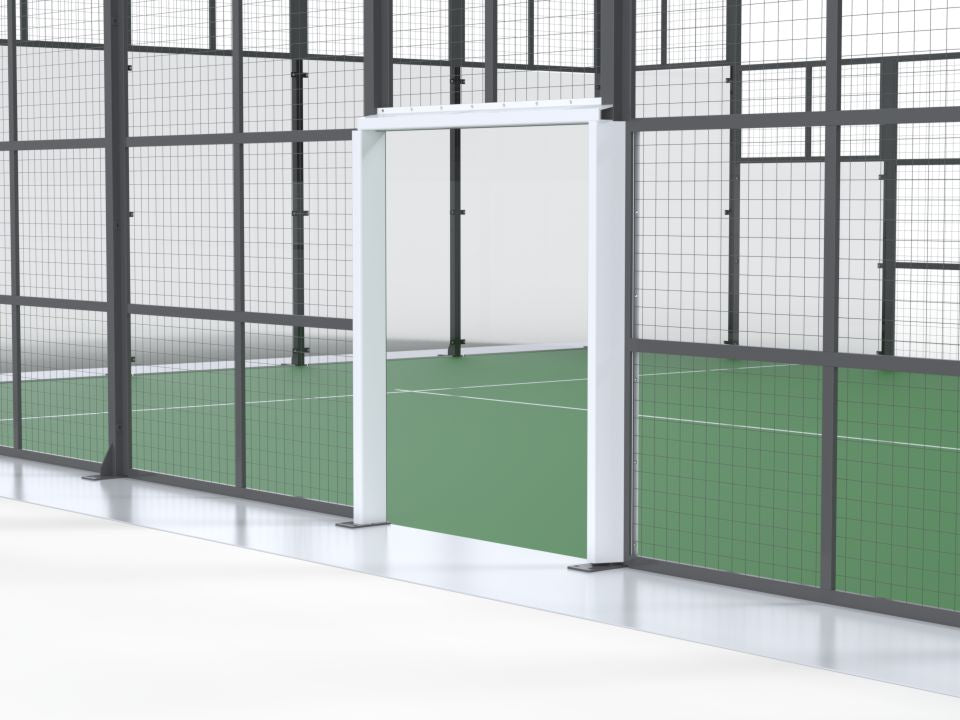 Protection de porte personnalisable - Terrain de Padel