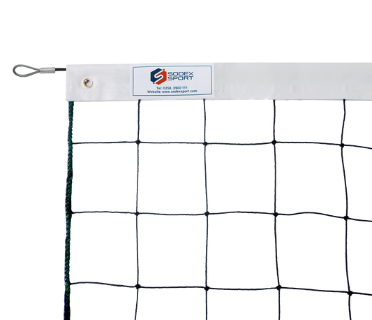 Filet de Volley, câblé 2.0, tension par câble en acier galvanisé