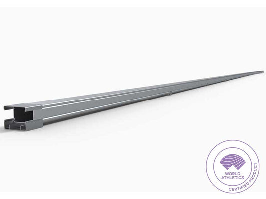 Bordure de piste en aluminium. Certifié World Athletics