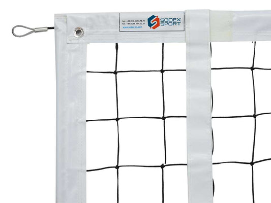 Filet de Volley compétition, tressé 3.0, tension par câble en acier galvanisé