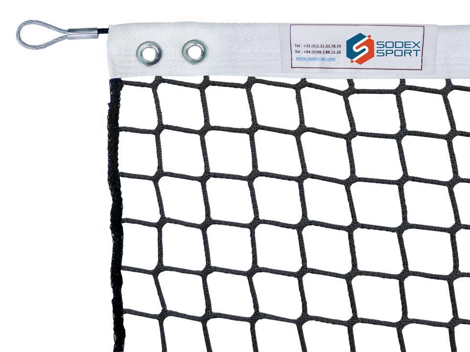 Filet de padel tressé Ø3mm, maille simple. Sans nœud