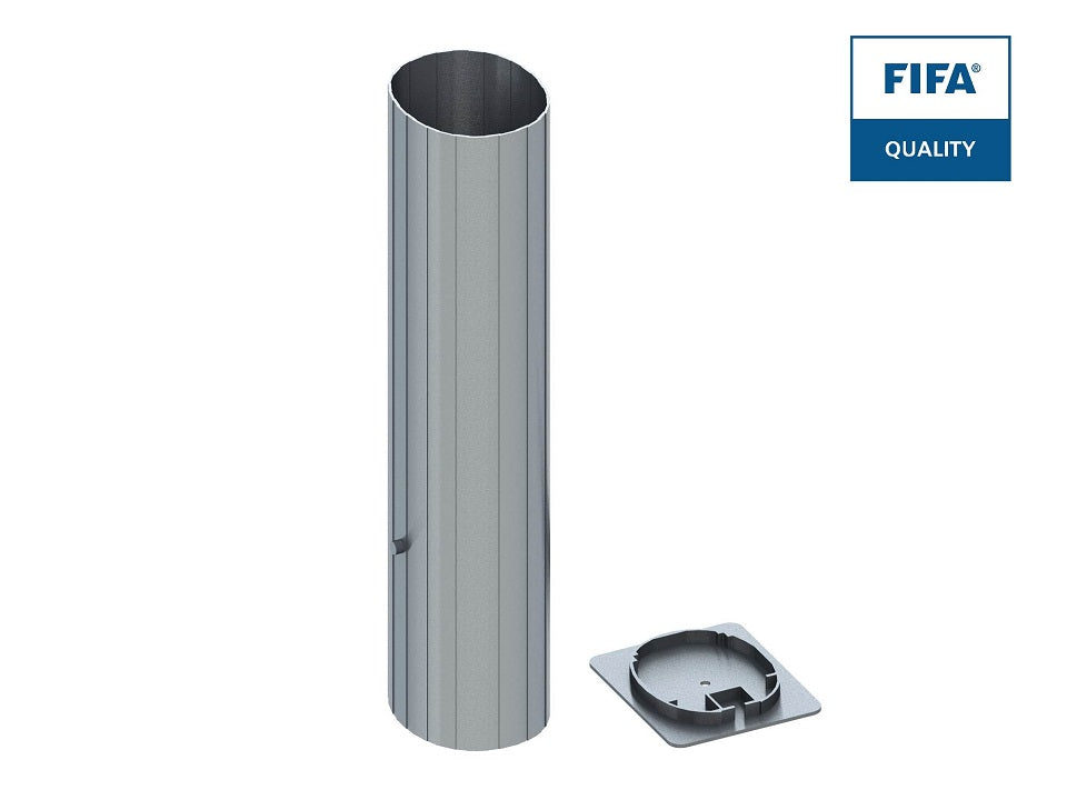 Fourreau en aluminium 120mm x 100mm pour pack certifié FIFA