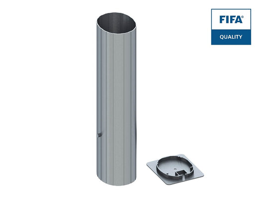 Fourreau en aluminium 120mm x 100mm pour pack certifié FIFA