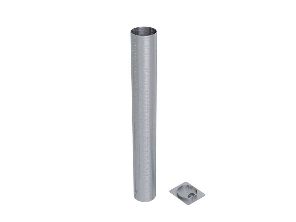 Fourreaux pour poteaux de rugby en aluminium