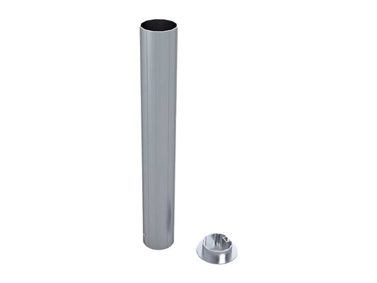 Jeu de 2 fourreaux en aluminium pour poteau Ø90mm, profondeur 0.7m