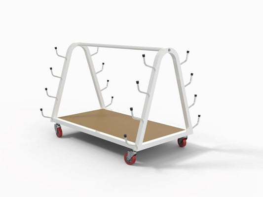 Râtelier mobile pour 8 poteaux