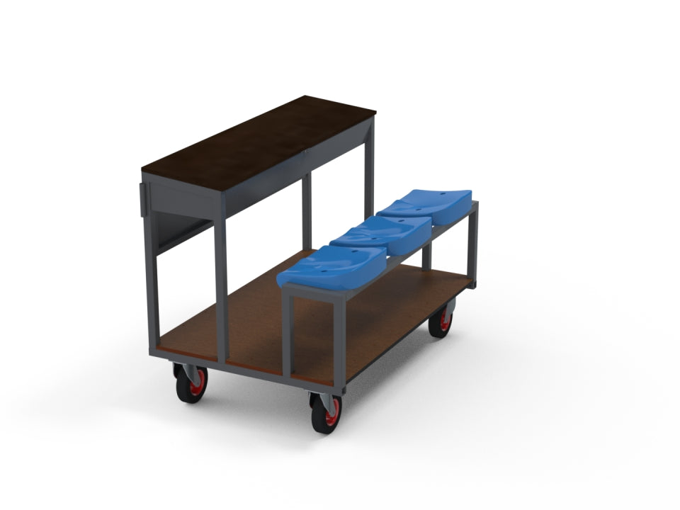 Table de marque pour gymnase, pour 3 personnes